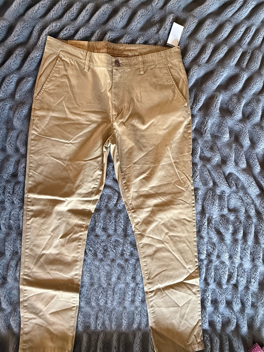 Weatherproof Men's Khaki Chinos - Tan